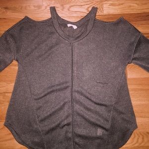 Open Shoulder Sweater